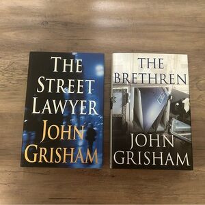 John Grisham Book Set - The Street Lawyer & The Brethren (Hardcover)